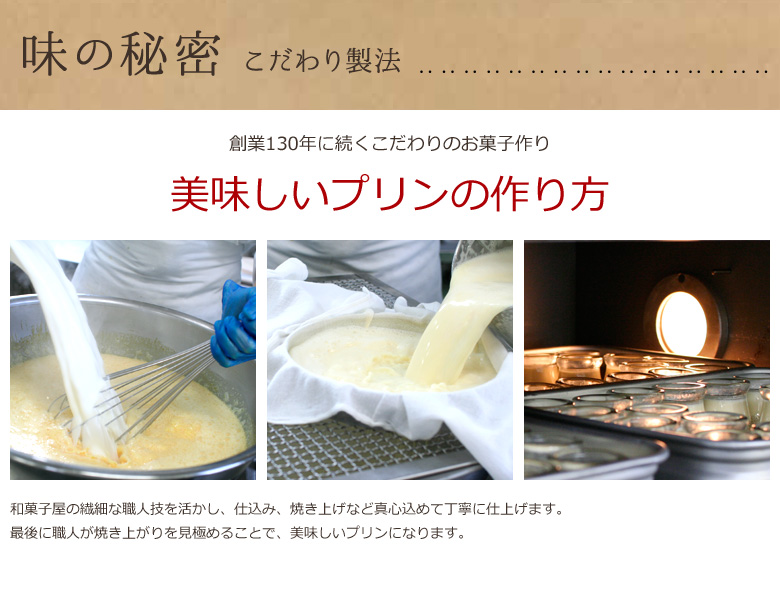 味の秘密　こだわり製法