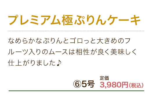 プレミアム極プリンケーキ