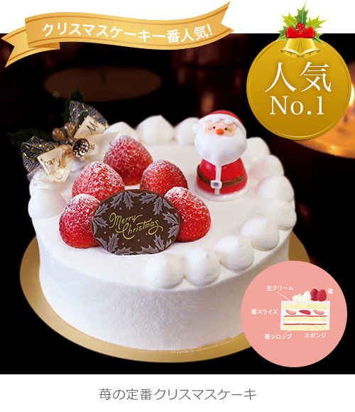 クリスマスケーキ　スペシャルサンタ